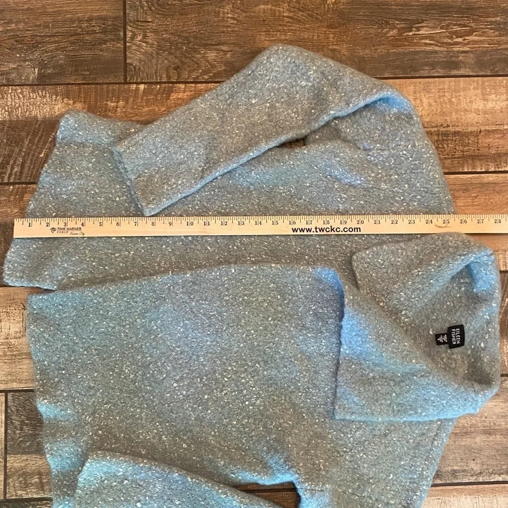 Eileen Fisher Italian yarn light Blue Knit Cardigan/blazer